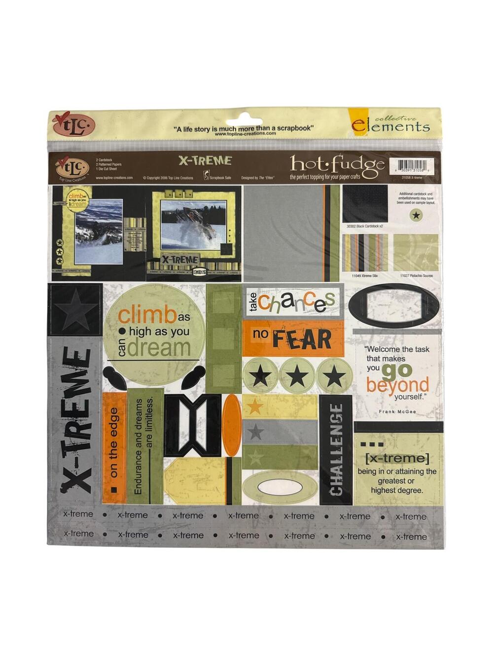 TLC 2006 Hot Fudge X-Treme Scrapbooking Paper Kit